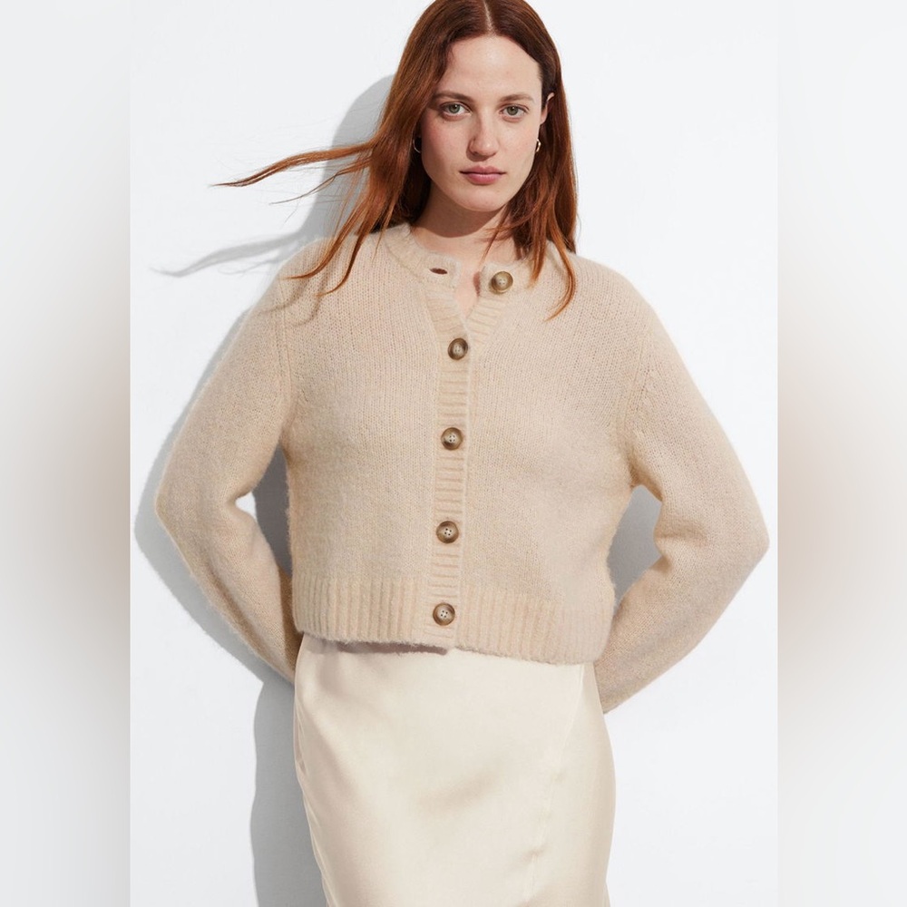 Excellent Condition & Other Stories Buttoned Knit Cardigan Wool Alpaca Blend